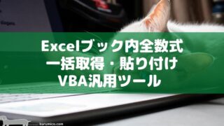 Excel ブック内全数式を一括取得・貼り付けするVBA汎用ツール