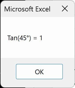 Tan関数サンプル１実行画像